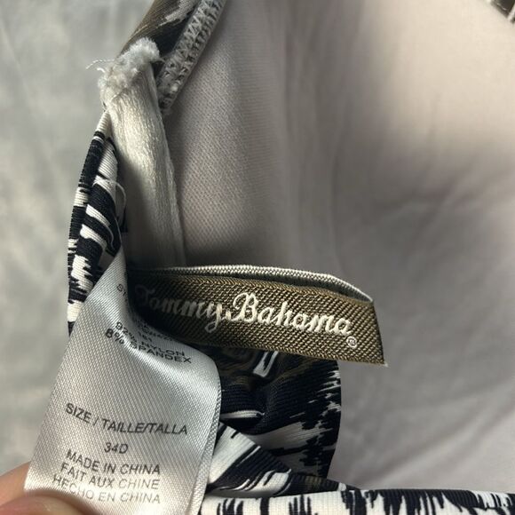 Tommy Bahama Pineapple Tropical Underwire Bikini Swim Suit Top Size 34D - Picture 7 of 7